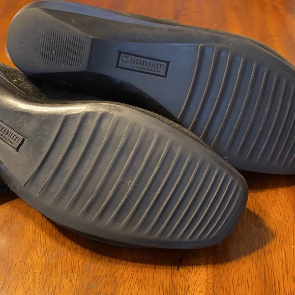 🔥 2/$25 La Canadienne Elle Suede Wedge Boot Size 8 - Picture 3 of 5